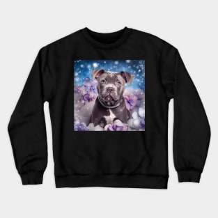 Cute blue nose Staffy Crewneck Sweatshirt